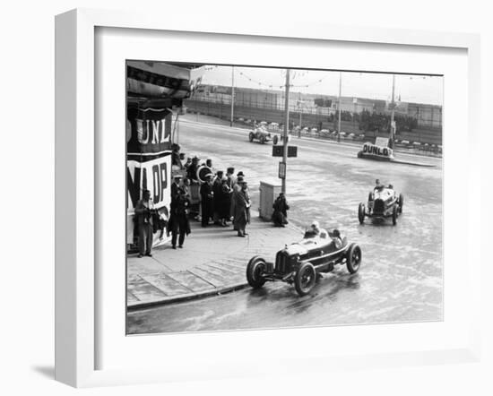 Brian Lewis in an Alfa Romeo Monza in the Mannin Moar Race, Douglas, Isle of Man, 1933-null-Framed Photographic Print