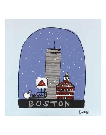 Boston Snow Globe