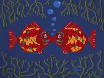 Fishes' Kisses-Brian Pollard-Framed Giclee Print