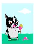 Boston and Frenchie-Brian Rubenacker-Art Print