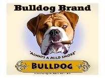 Bulldog Cigar-Brian Rubenacker-Art Print