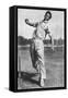 Brian Statham, Captain of Lancashire Cricket Club-Ralph Bruce-Framed Stretched Canvas