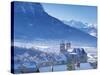 Briancon, Hautes-Alpes, France-John Miller-Stretched Canvas