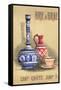 Bric-A-Brac Ceramics-null-Framed Stretched Canvas