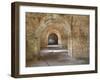 Brick Arches and Gun Placements in a Civil War Era Fort Pickens in the Gulf Islands National Seasho-Colin D Young-Framed Photographic Print