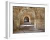 Brick Arches and Gun Placements in a Civil War Era Fort Pickens in the Gulf Islands National Seasho-Colin D Young-Framed Photographic Print