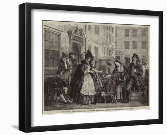 Brick Court, Middle Temple, April 1774-Eyre Crowe-Framed Giclee Print