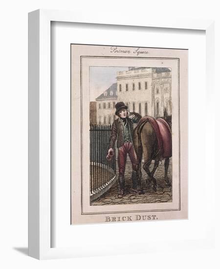 Brick Dust, Cries of London, 1804-William Marshall Craig-Framed Giclee Print