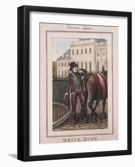 Brick Dust, Cries of London, 1804-William Marshall Craig-Framed Giclee Print