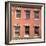 Brick Facade of 19th Century Building with Ornate Stonework Around Windows-Walker Evans-Framed Photographic Print