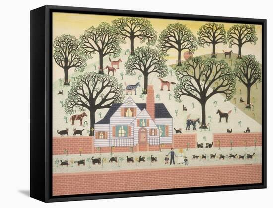 Brick Farm-David Sheskin-Framed Stretched Canvas