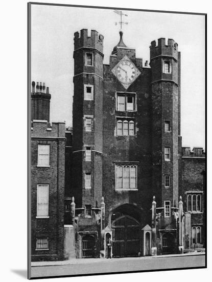 Brick Gatehouse for a Royal Hunting Lodge in St James'S, London, 1926-1927-McLeish-Mounted Giclee Print
