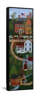 Brick House Road-Susan Henke Fine Art-Framed Stretched Canvas