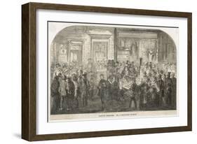 Brick Lane Market 1861-null-Framed Art Print