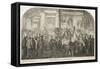 Brick Lane Market 1861-null-Framed Stretched Canvas