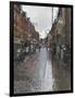 Brick Lane, Rain, 2010-Peter Brown-Framed Giclee Print