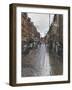 Brick Lane, Rain, 2010-Peter Brown-Framed Giclee Print