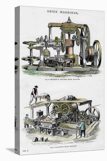 Brick Machines, 19th Century-null-Stretched Canvas