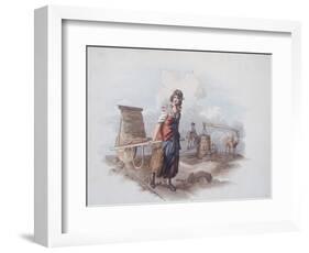 Brick Maker, 1808-William Henry Pyne-Framed Giclee Print