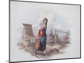 Brick Maker, 1808-William Henry Pyne-Mounted Giclee Print