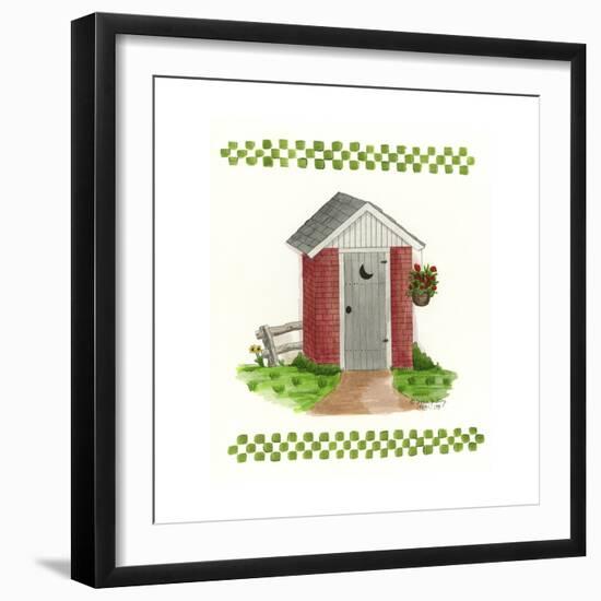 Brick Outhouse-Debbie McMaster-Framed Giclee Print