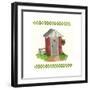 Brick Outhouse-Debbie McMaster-Framed Giclee Print