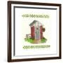 Brick Outhouse-Debbie McMaster-Framed Giclee Print