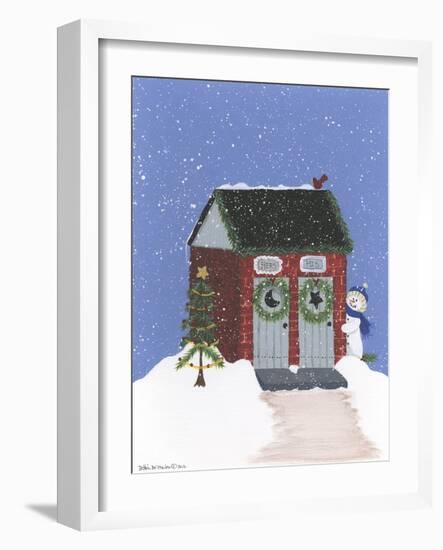 Brick Outhouse-Debbie McMaster-Framed Giclee Print