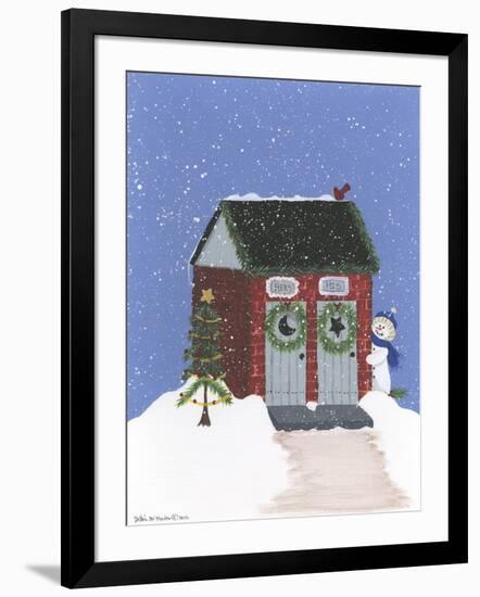 Brick Outhouse-Debbie McMaster-Framed Giclee Print