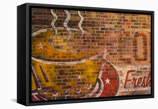 Brick Painting-Kathy Mahan-Framed Stretched Canvas