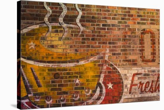 Brick Painting-Kathy Mahan-Stretched Canvas