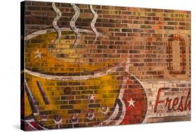 Brick Painting-Kathy Mahan-Stretched Canvas