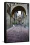 Brick Pathway to Monastero S. Croce Catholic Church-Terry Eggers-Framed Stretched Canvas