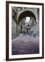 Brick Pathway to Monastero S. Croce Catholic Church-Terry Eggers-Framed Photographic Print