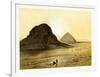 Brick Pyramids of Dashur, Egypt, C1870-W Dickens-Framed Giclee Print