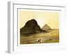 Brick Pyramids of Dashur, Egypt, C1870-W Dickens-Framed Giclee Print