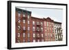 Brick Row Houses-Erin Clark-Framed Art Print