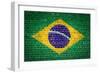 Brick Wall Brazil-Tonygers-Framed Photographic Print