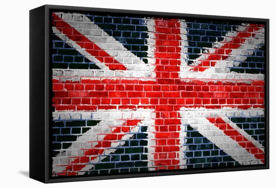 Brick Wall Britain-Tonygers-Framed Stretched Canvas