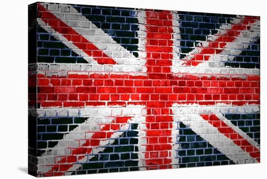 Brick Wall Britain-Tonygers-Stretched Canvas