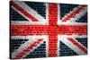 Brick Wall Britain-Tonygers-Stretched Canvas