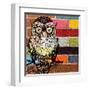 Brick Wall Owl-Piper Ballantyne-Framed Art Print