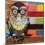 Brick Wall Owl-Piper Ballantyne-Mounted Art Print