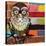 Brick Wall Owl-Piper Ballantyne-Stretched Canvas