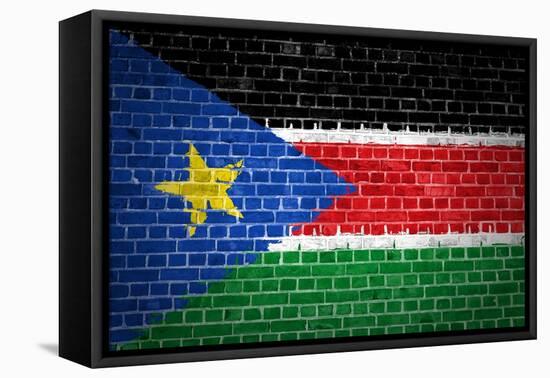 Brick Wall South Sudan-Tonygers-Framed Stretched Canvas