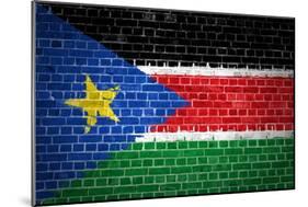 Brick Wall South Sudan-Tonygers-Mounted Art Print