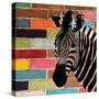 Brick Wall Zebra-Piper Ballantyne-Stretched Canvas