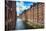 Brick Warehouses Of Speicherstadt, Hamburg-George Oze-Stretched Canvas