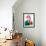 Brick Watercolor-Lora Feldman-Framed Art Print displayed on a wall