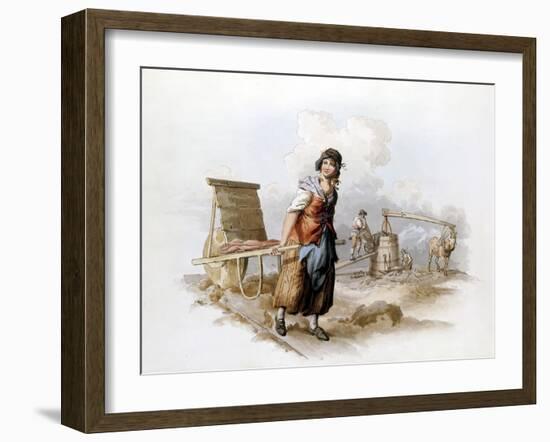 Brickfield, 1808-William Henry Pyne-Framed Giclee Print